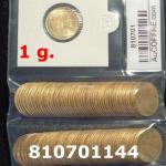 1 gramme d'or pur - Demi-Napoléon (LSP) 10 Francs