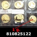 1 gramme d'or pur - Panda (LSP) 