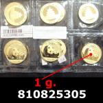 1 gramme d'or pur - Panda (LSP) 
