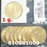 1 gramme d'or pur - Liberty 20$ (LSP) 