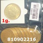 1 gramme d'or pur - Liberty 20$ (LSP) 