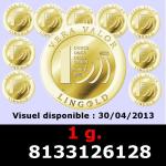 1 gramme d'or pur - Vera Valor (LSP) 