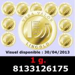 1 gramme d'or pur - Vera Valor (LSP) 