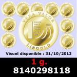 1 gramme d'or pur - Vera Valor (LSP) 