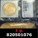 1 gramme d'or pur - 50 Pesos Mexique (LSP) 