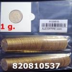 1 gramme d'or pur - Napoléon (LSP) 20 Francs