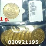 1 gramme d'or pur - 50 Pesos Mexique (LSP) 