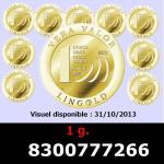 1 gramme d'or pur - Vera Valor (LSP) 