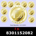 1 gramme d'or pur - Vera Valor (LSP) 
