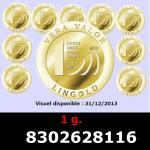 1 gramme d'or pur - Vera Valor (LSP) 