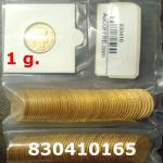 1 gramme d'or pur - Napoléon (LSP) 20 Francs