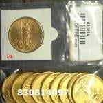 1 gramme d'or pur - Liberty 20$ (LSP) 