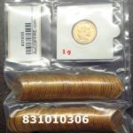 1 gramme d'or pur - Napoléon (LSP) 20 Francs
