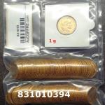 1 gramme d'or pur - Napoléon (LSP) 20 Francs