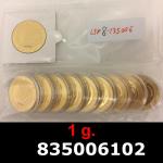 1 gramme d'or pur - Vera Valor (LSP) 
