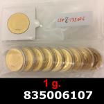 1 gramme d'or pur - Vera Valor (LSP) 