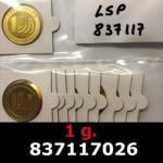 1 gramme d'or pur - Vera Valor (LSP) 