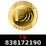 1 gramme d'or pur - Vera Valor (LSP) 