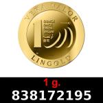 1 gramme d'or pur - Vera Valor (LSP) 