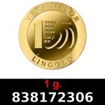 1 gramme d'or pur - Vera Valor (LSP) 