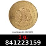 1 gramme d'or pur - 50 Pesos Mexique (LSP) 