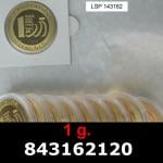 1 gramme d'or pur - Vera Valor (LSP) 