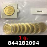 1 gramme d'or pur - Vera Valor (LSP) 