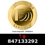 1 gramme d'or pur - Vera Valor (LSP) 