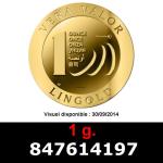 1 gramme d'or pur - Vera Valor (LSP) 