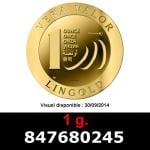 1 gramme d'or pur - Vera Valor (LSP) 