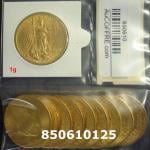 1 gramme d'or pur - Liberty 20$ (LSP) 