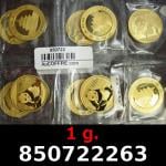 1 gramme d'or pur - Panda (LSP) 