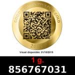 1 gramme d'or pur - Vera Valor (LSP) 