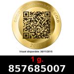 1 gramme d'or pur - Vera Valor (LSP) 