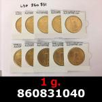 1 gramme d'or pur - Liberty 20$ (LSP) 