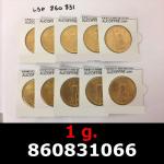 1 gramme d'or pur - Liberty 20$ (LSP) 