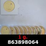 1 gramme d'or pur - Vera Valor (LSP) 