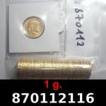 1 gramme d'or pur - Napoléon (LSP) 20 Francs