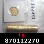1 gramme d'or pur - Napoléon (LSP) 20 Francs
