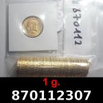 1 gramme d'or pur - Napoléon (LSP) 20 Francs
