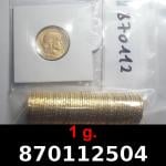 1 gramme d'or pur - Napoléon (LSP) 20 Francs