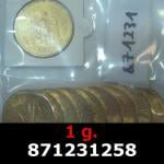 1 gramme d'or pur - 50 Pesos Mexique (LSP) 