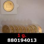 1 gramme d'or pur - Vera Valor (LSP) 