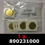 1 gramme d'or pur - Vera Valor (LSP) 