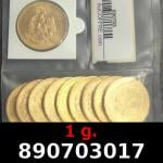 1 gramme d'or pur - 50 Pesos Mexique (LSP) 