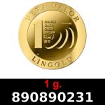 1 gramme d'or pur - Vera Valor (LSP) 