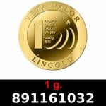 1 gramme d'or pur - Vera Valor (LSP) 