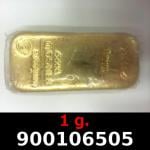 1 gramme d'or pur (Lingot LSP) 