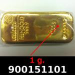 1 gramme d'or pur (Lingot LSP) 