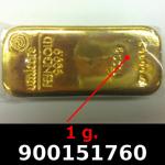 1 gramme d'or pur (Lingot LSP) 